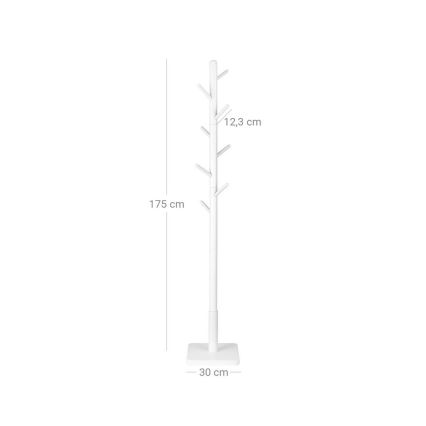 Cuier de podea LINEA, alb