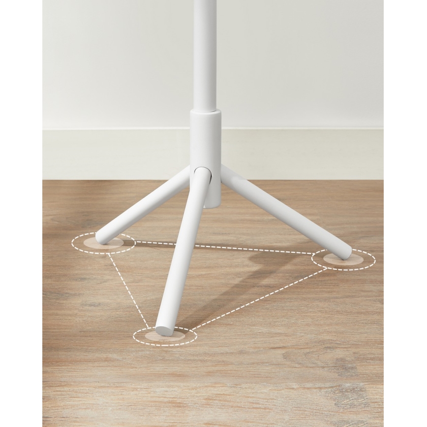 Cuier de podea LINEA, alb