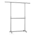 Cuier de podea mobil LINEA, argintiu