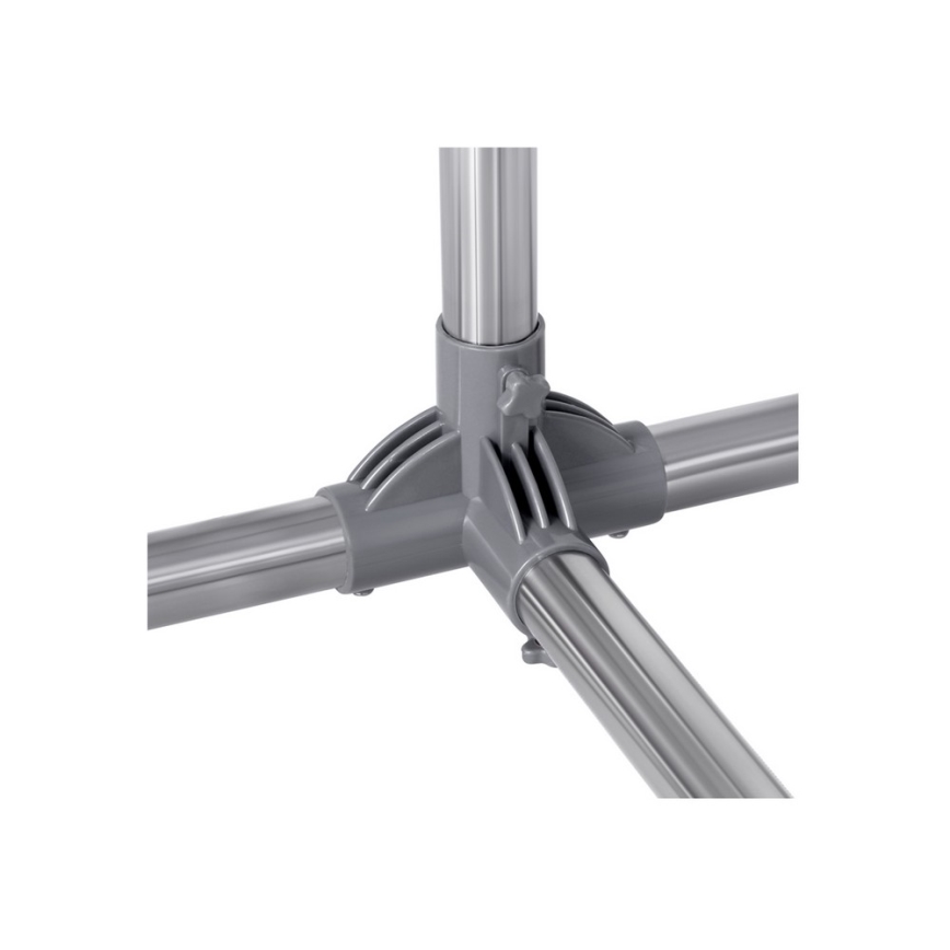 Cuier de podea mobil LINEA, argintiu