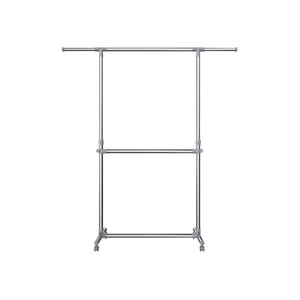 Cuier de podea mobil LINEA, argintiu