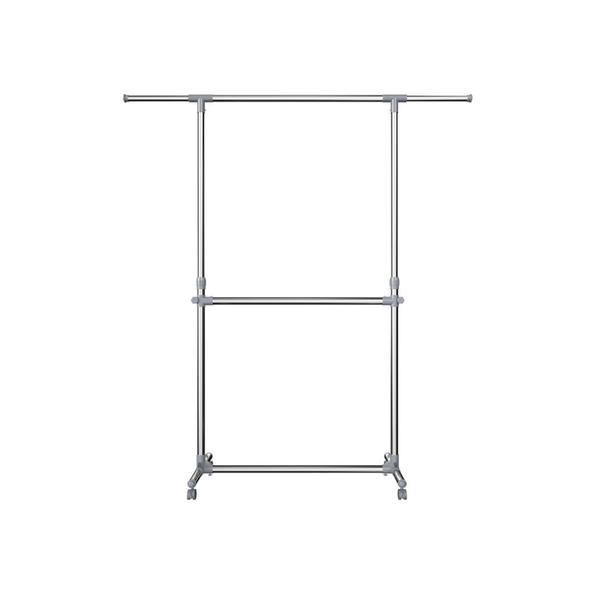 Cuier de podea mobil LINEA, argintiu