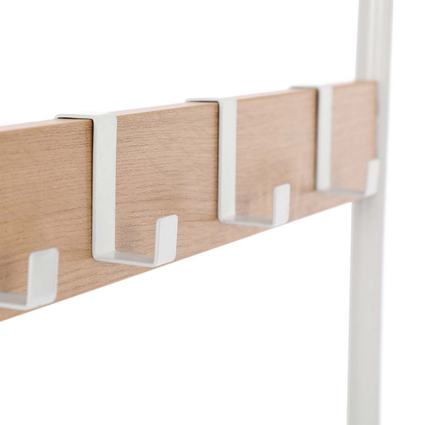 Cuier de podea NAVOR, maro/alb