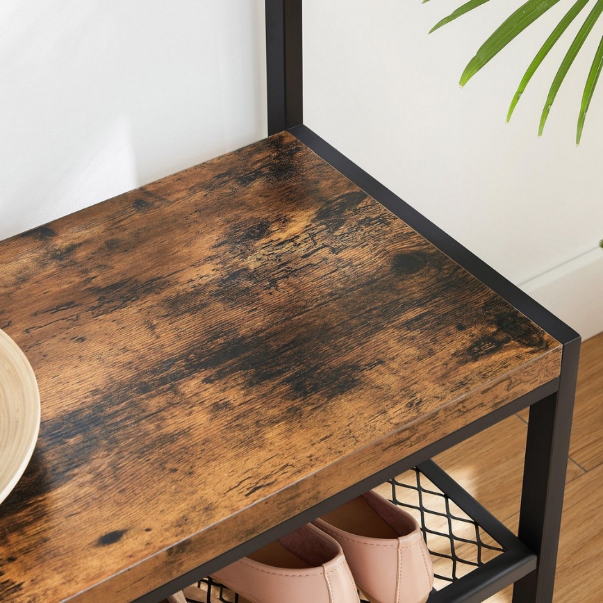 Cuier de podea NAVOR, maro/negru