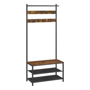 Cuier de podea NAVOR maro/negru