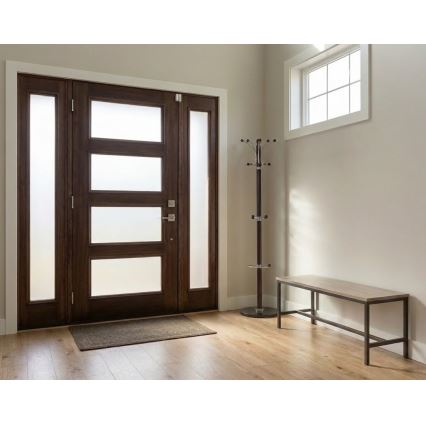 Cuier de podea RAMO, 185 x 38 cm, wenge
