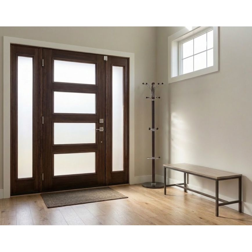 Cuier de podea RAMO, 185 x 38 cm, wenge