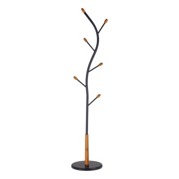 Cuier de podea STILE, 186 x 38 cm, negru