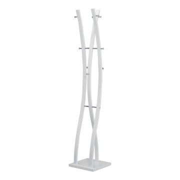 Cuier de podea VALET 179x35 cm alb