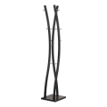 Cuier de podea VALET 179x35 cm, negru
