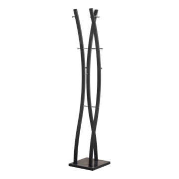 Cuier de podea VALET 179x35 cm, negru