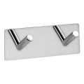 Cuier din inox, 11,5 x 4,5 cm, argintiu