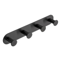 Cuier din inox 25,5 x 4,5 cm, negru