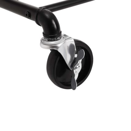 Cuier mobil de podea LINEA, negru