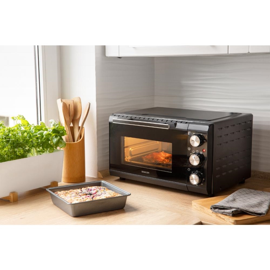 Cuptor electric Sencor 20 l 1650W/230V negru