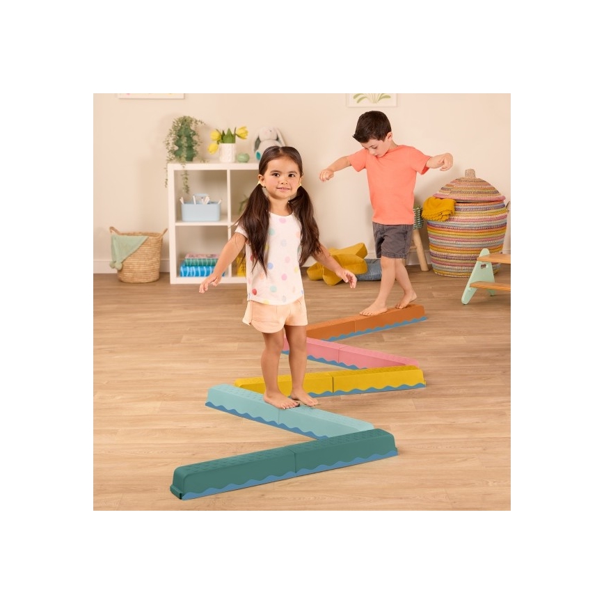 Cursă cu obstacole B-Toys BALANCE & HOP 10 buc.