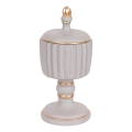 Cutie decorativă 21x9 cm gri/aurie