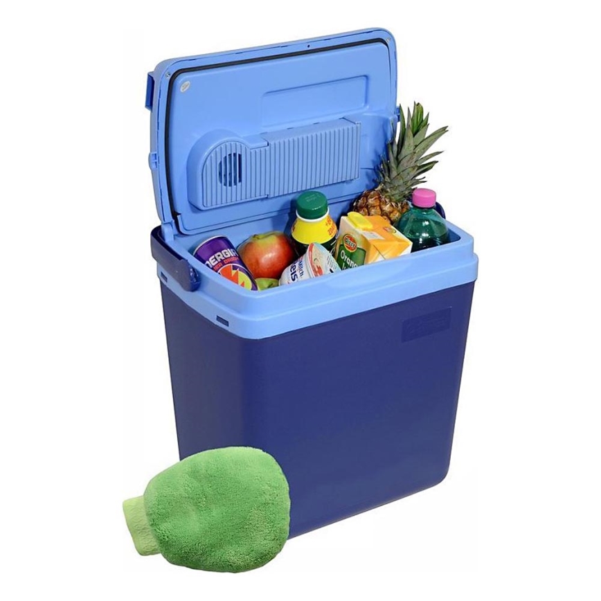 Cutie frigorifică portabilă cu afișaj, 48 W (230/12 V), 25 l, albastru