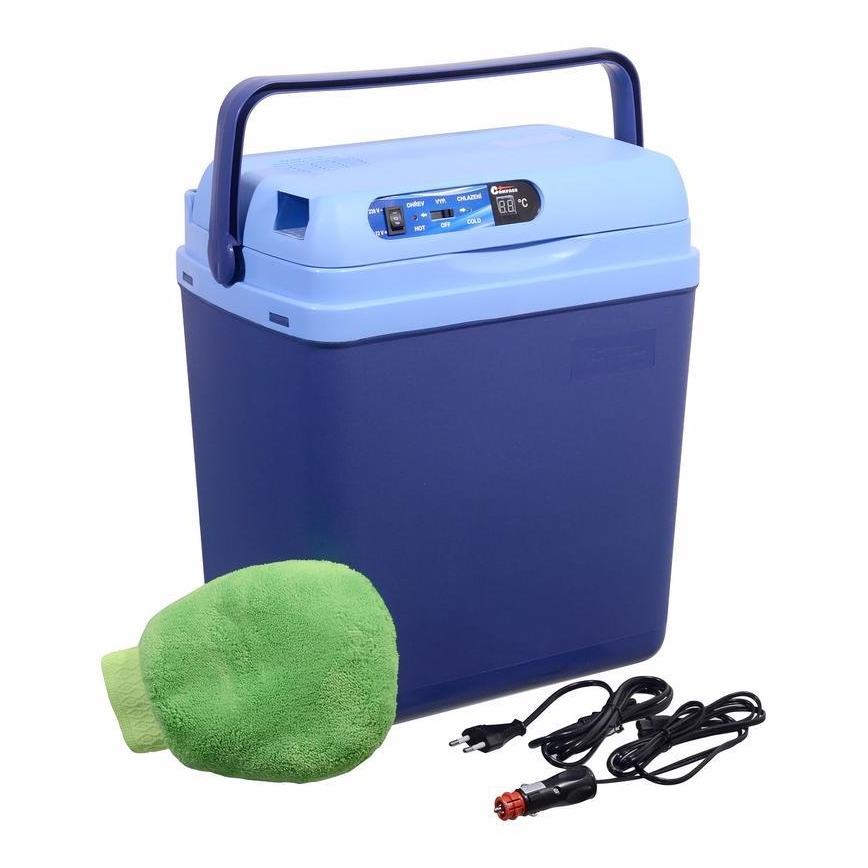 Cutie frigorifică portabilă cu afișaj, 48 W (230/12 V), 25 l, albastru