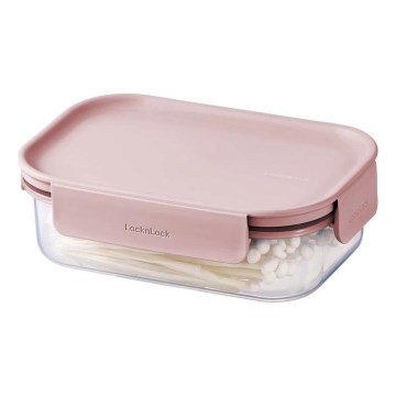 Cutie pentru alimente CLASSIC PLUS 0,91 l roz/transparentă