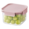 Cutie pentru depozitare alimente CLASSIC PLUS, 0,86 l, roz/transparent