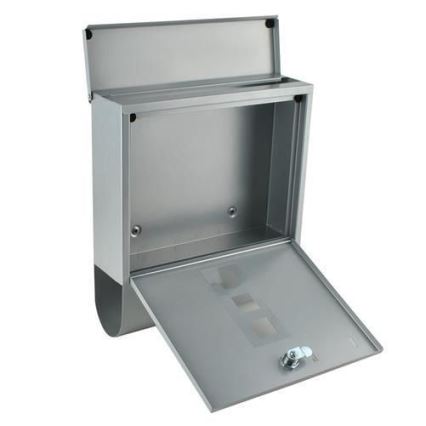 Cutie poștală argintie 34x30,7 cm