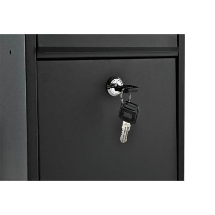 Cutie poștală neagră 21,7x32 cm