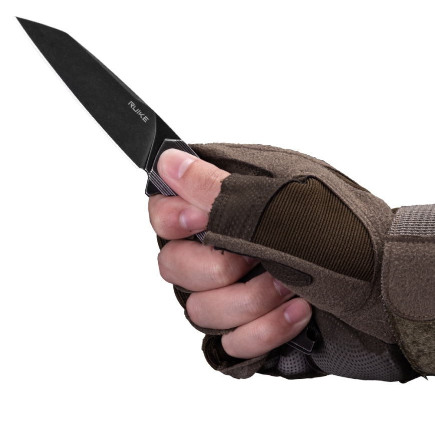 Cuțit compact pliabil Ruike RUP831SSB 19,5 cm negru