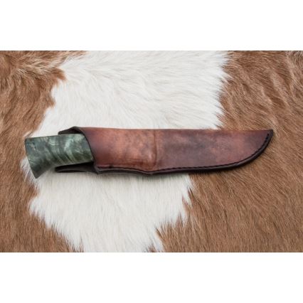 Cuțit de vânătoare din oțel de Damasc 11,6 cm arțar/abanos