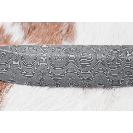 Cuțit de vânătoare din oțel de Damasc 14,5 cm arin/serpentin