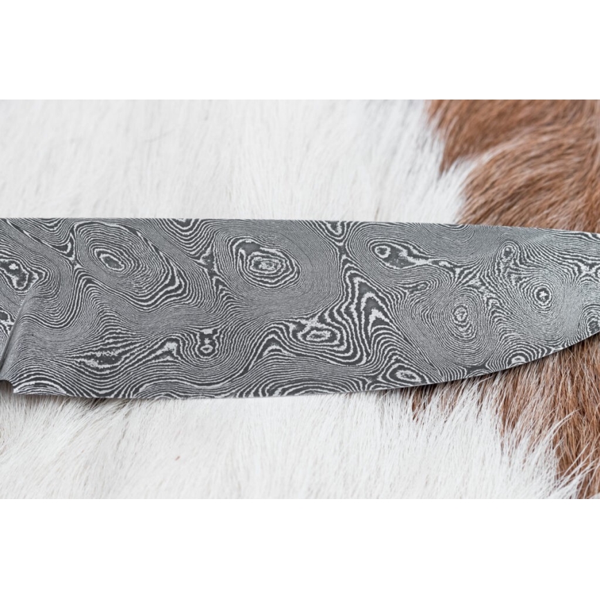 Cuțit exclusiv din oțel de Damasc 12 cm cordia/abanos