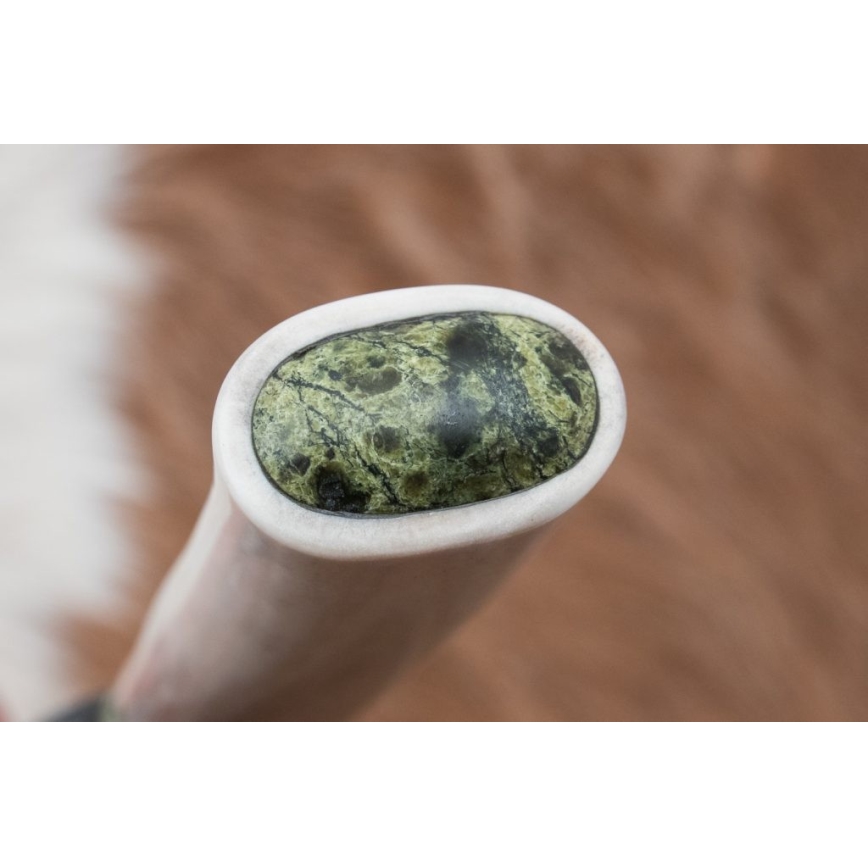 Cuțit exclusiv din oțel de Damasc 13 cm serpentin/corn de cerb