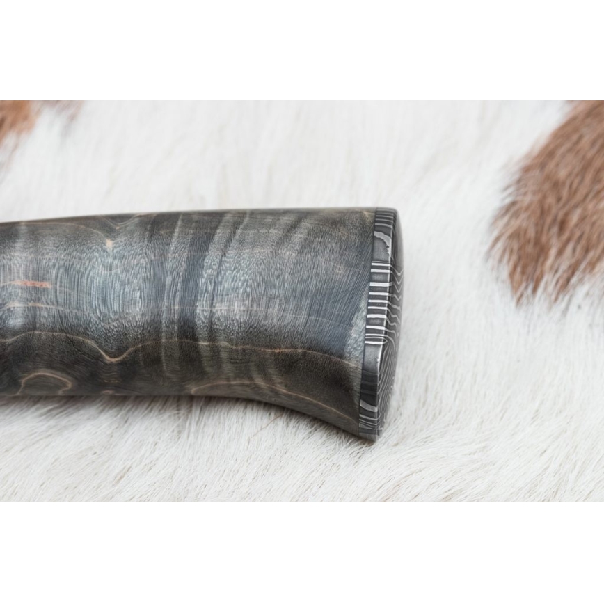 Cuțit exclusiv din oțel de Damasc 14 cm frasin