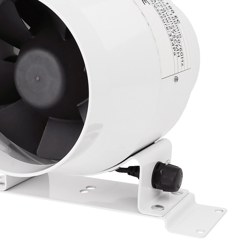 Dalap 24MF100 - Ventilator de conductă cu motor eficient din punct de vedere energetic și regulator de turații MF 100 EC 18W/230V