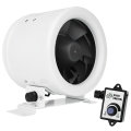 Dalap 24MF125 - Ventilator de canal cu motor eficient energetic și regulator de turații MF 125 EC 20W/230V