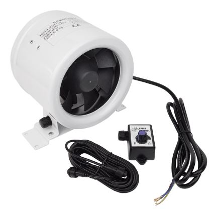 Dalap 24MF150 - Ventilator de conductă cu motor eficient din punct de vedere energetic și reglaj de viteză MF 150 EC 40W/230V