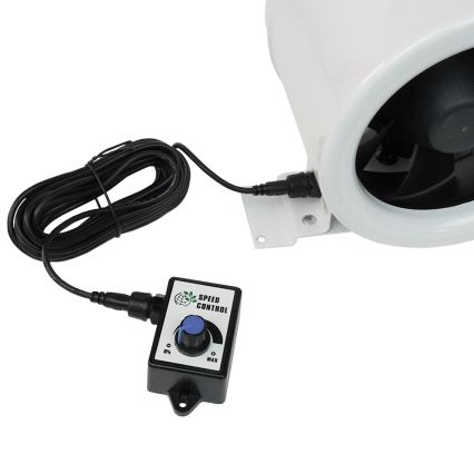 Dalap 24MF200 - Ventilator pentru tubulatură cu motor economic și regulator de turații MF 200 EC 75W/230V