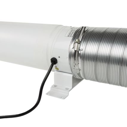 Dalap 24MF200 - Ventilator pentru tubulatură cu motor economic și regulator de turații MF 200 EC 75W/230V