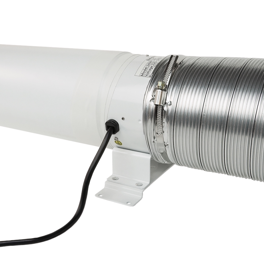 Dalap 24MF200 - Ventilator pentru tubulatură cu motor economic și regulator de turații MF 200 EC 75W/230V