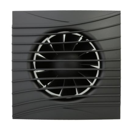 Dalap 41095ZW - Ventilator axial cu temporizator și senzor de umiditate 100 DARK ZW 8,4W/230V