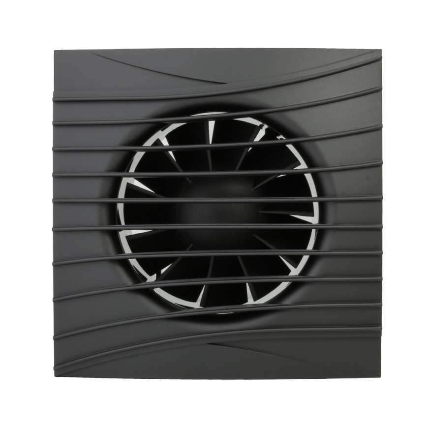 Dalap 41095ZW - Ventilator axial cu temporizator și senzor de umiditate 100 DARK ZW 8,4W/230V