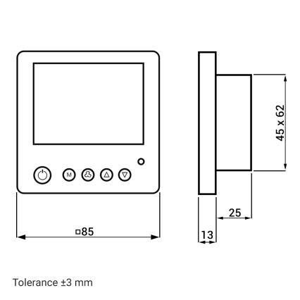 Dalap 55561 - Set 2x recuperator de căldură pentru cameră ZEPHIR SIMPLE DOUBLE 7,61W/230V