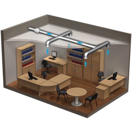 Dalap 8207 - Ventilator axial AP PROFI 125, 29W/230V