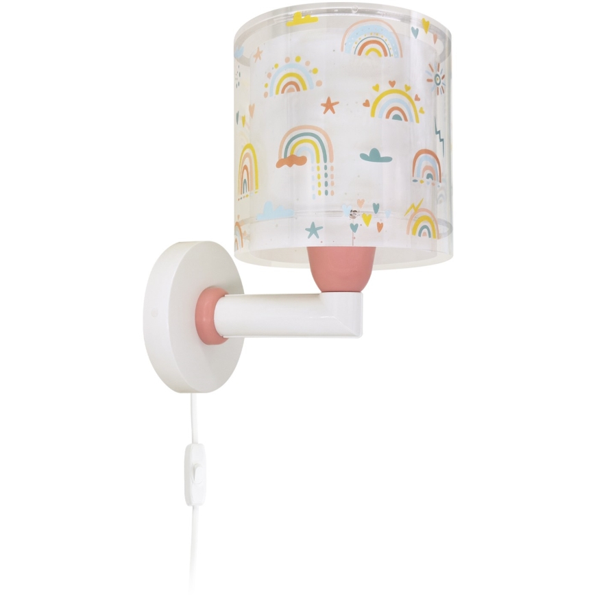 Dalber 41199 - Lampă de perete pentru copii RAINBOW, 1xE27/15W/230V, multicoloră