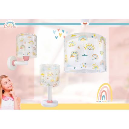 Dalber 41199 - Lampă de perete pentru copii RAINBOW, 1xE27/15W/230V, multicoloră