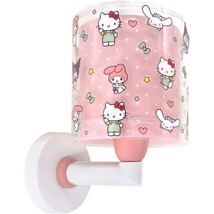 Dalber 41259 - Aplică de perete pentru copii HELLO KITTY & FRIENDS 1xE27/15W/230V, roz