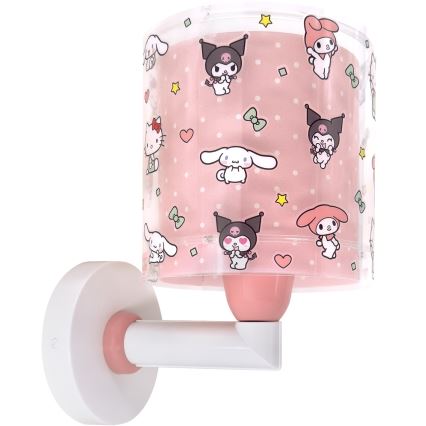 Dalber 41259 - Aplică de perete pentru copii HELLO KITTY & FRIENDS 1xE27/15W/230V, roz