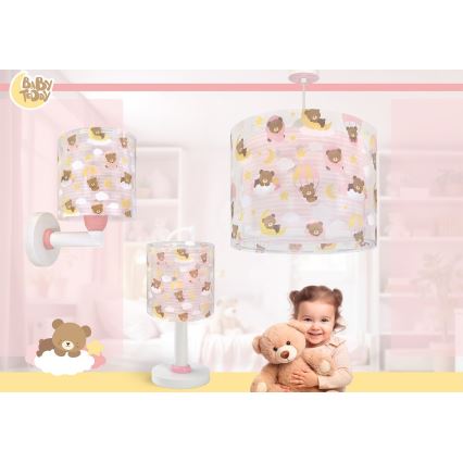 Dalber 41571S - Lampă de veghe LED pentru copii BABY TEDDY 1xG4/4W/230V, roz