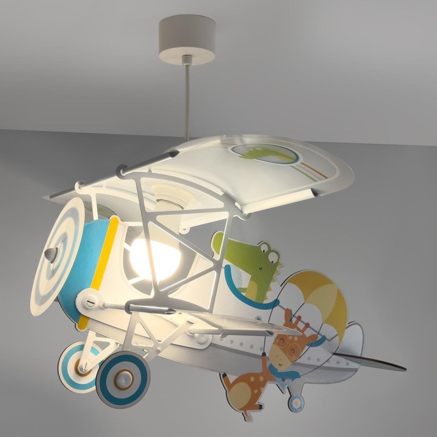 Dalber 54542 - Candelabru pentru copii LITTLE CROCODILE 1xE27/15W/230V