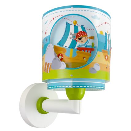 Dalber 60659 - Aplică de perete pentru copii PIRATE ISLAND, 1xE27/15W/230V